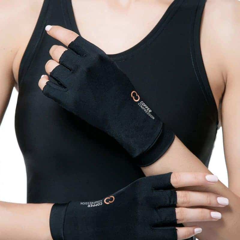 Copper Infused Compression Gloves