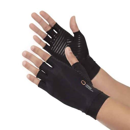 copper infused compression gloves