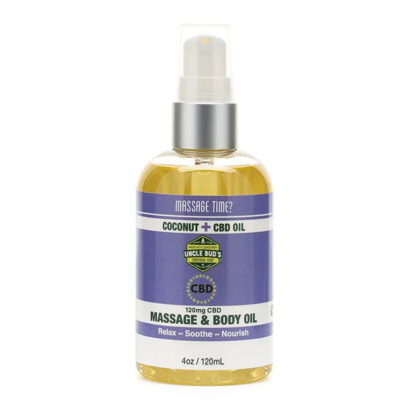 uncle buds cbd massage and body oil