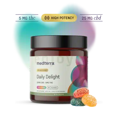 Medterra Daily Delight CBD+THC Gummies