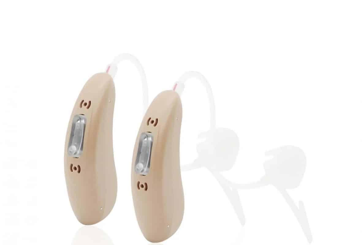 Clear Hearing With Bte Digital Rechargeable V402R Hearing Aids For Seniors