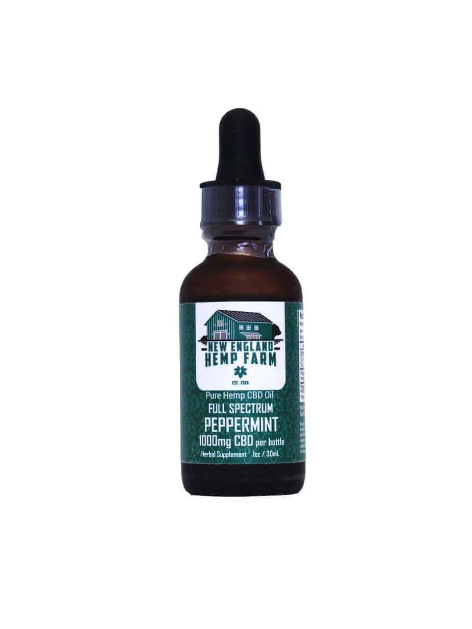 6 Best CBD Tinctures To Keep You Active During The Day 5 CBD Full Spectrum 1000mg Drops - Peppermint