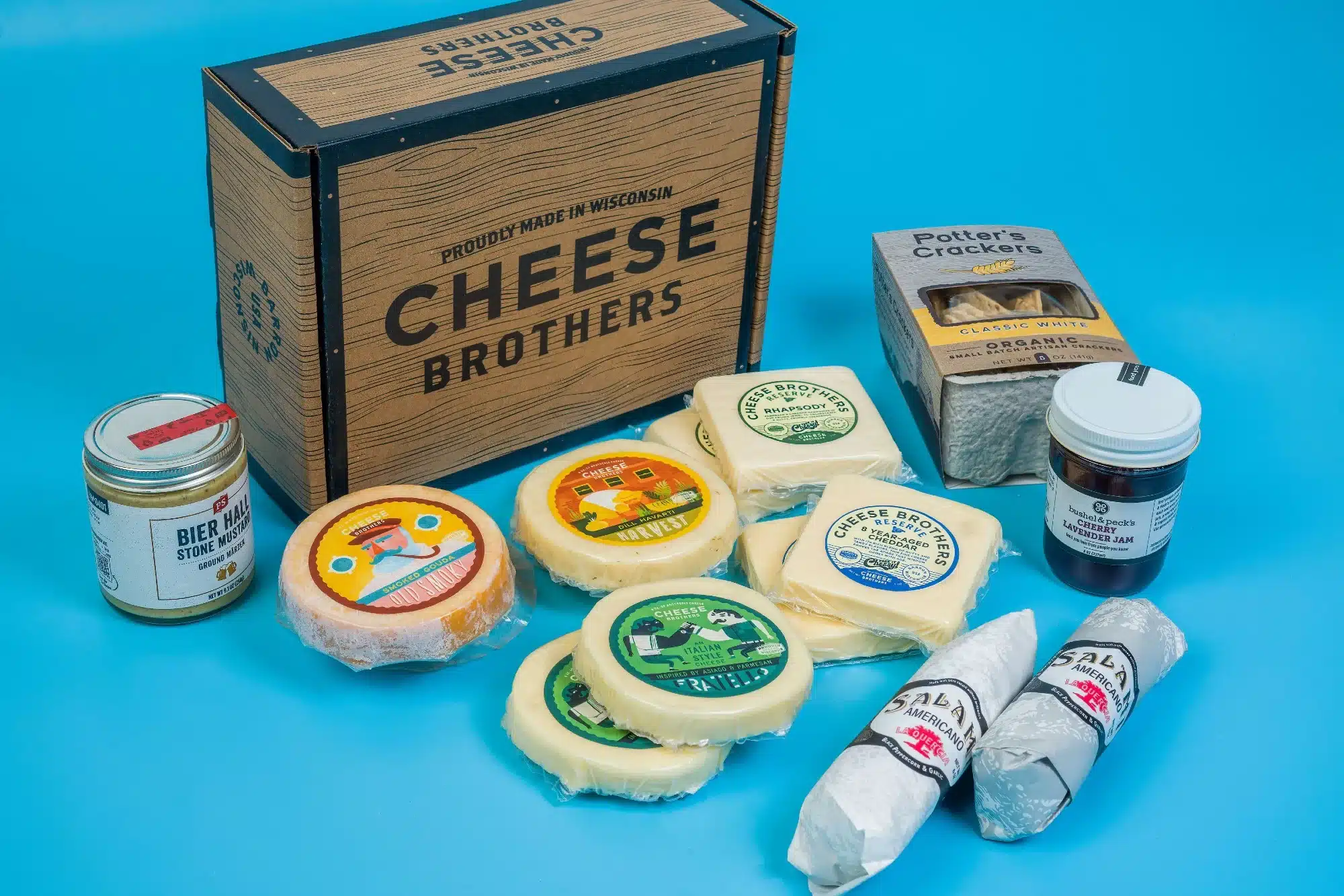 The Perfect Mothers' Day Gifts For Seniors: Show Appreciation In Style 18 Cheese Brothers Deluxe Charcuterie Pack.