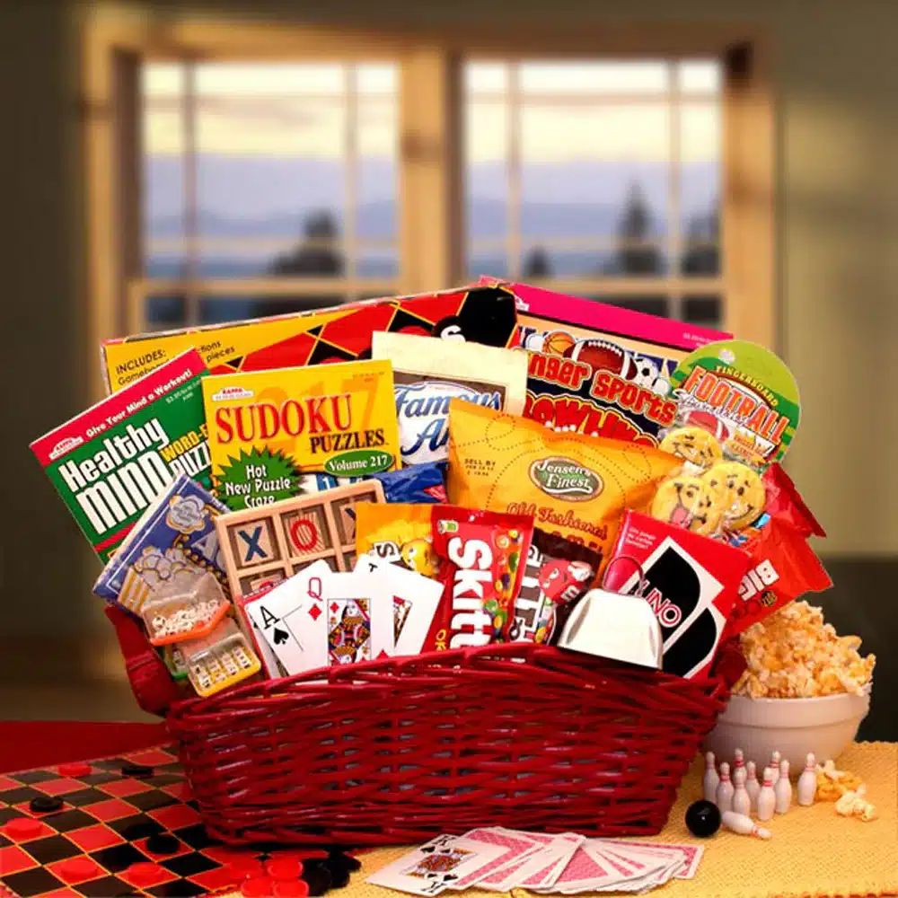 The Perfect Mothers' Day Gifts For Seniors: Show Appreciation In Style 25 Clickhere2shop Fun & Games Gift Basket.