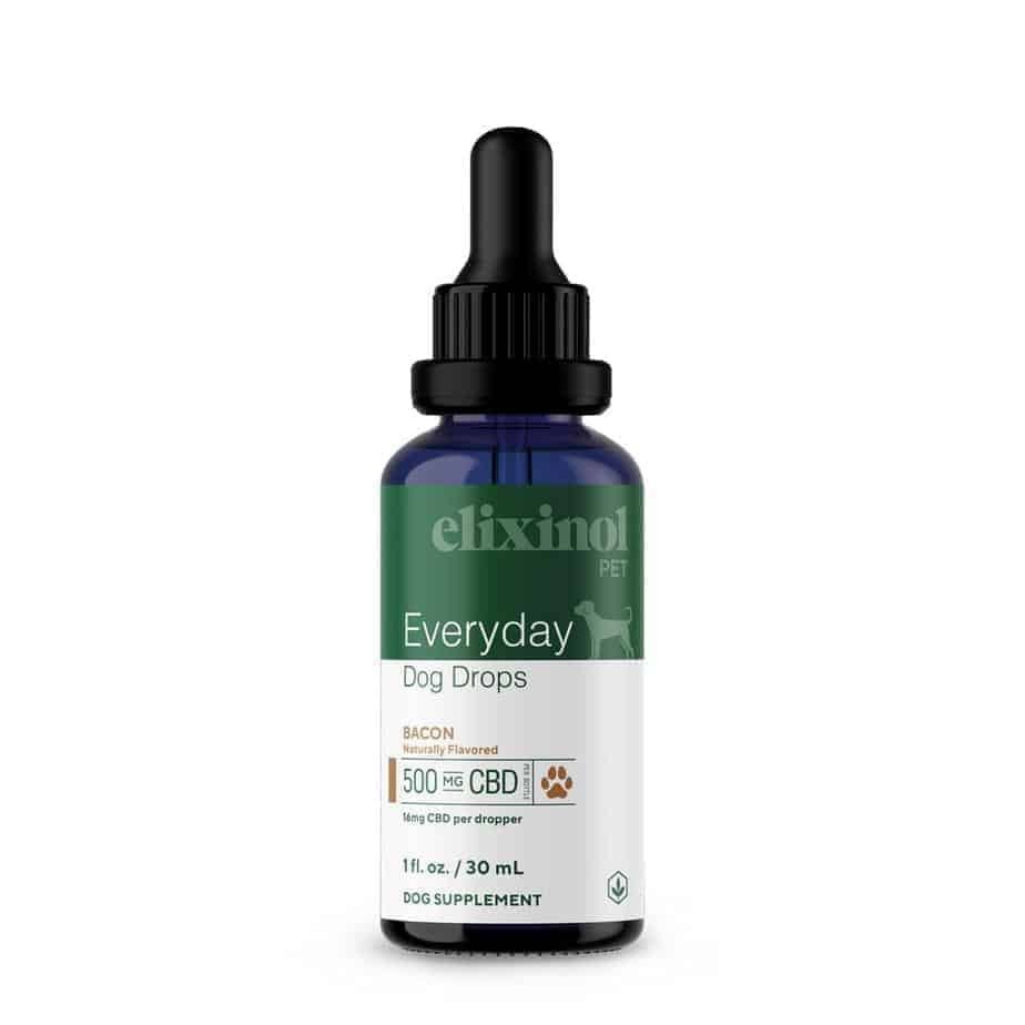 Elixinol Pet Everday Bacon Drops 500mg 1000x 1