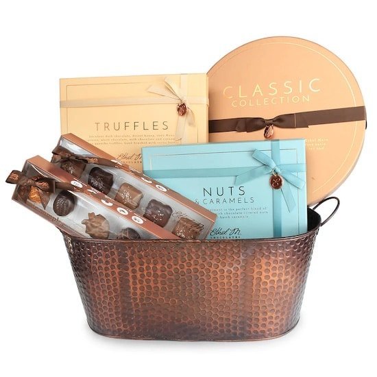 Father's Day: A Pre-Holiday Gift Guide 22 Ethel M chocolate THE EPIC PREMIUM CHOCOLATE GIFT BASKET copy 1