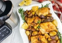 Simple Yet Flavorful: Lemon-Rosemary Bone-In Chicken Recipe Simple Yet Flavorful: Lemon-Rosemary Bone-In Chicken Thighs