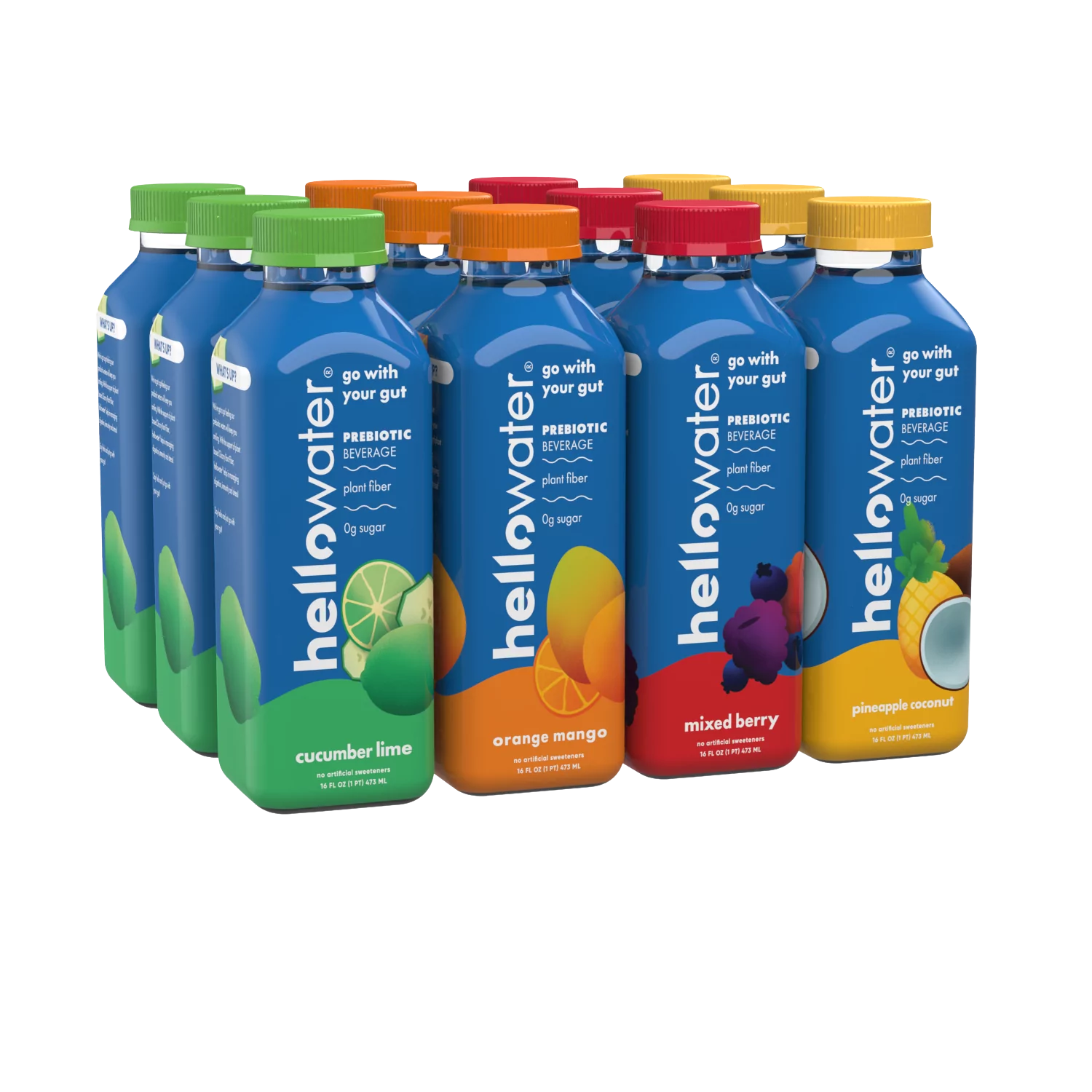 Prebiotic Water Variety Pack of 12 1