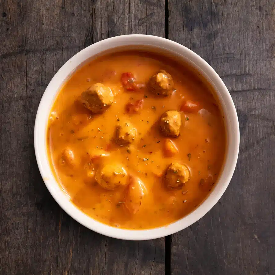 Proper Good Red Pepper Meatball soup 1