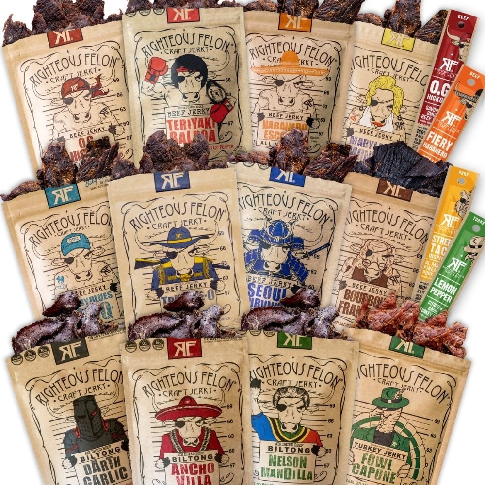 Father's Day: A Pre-Holiday Gift Guide 15 Rightous felon THE WHOLE SHEBANG CRAFT JERKY GIFT BUNDLE 1