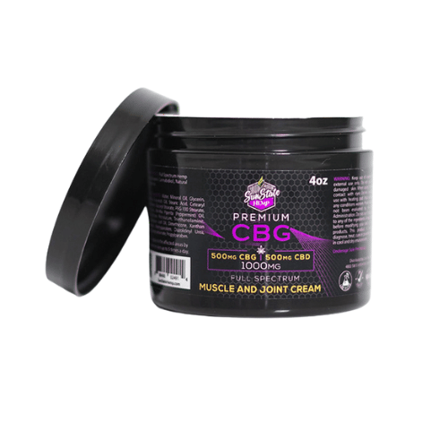 Sun State CBGCBD Full Spectrum Muscle and Joint Cream 1