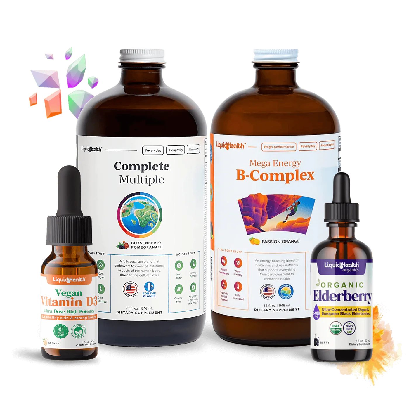 Golden Gifts: Holiday Shopping for Seniors. 24 Ultimate Immunity Energy Vitamin Bundle v2 3 1400x1400 1