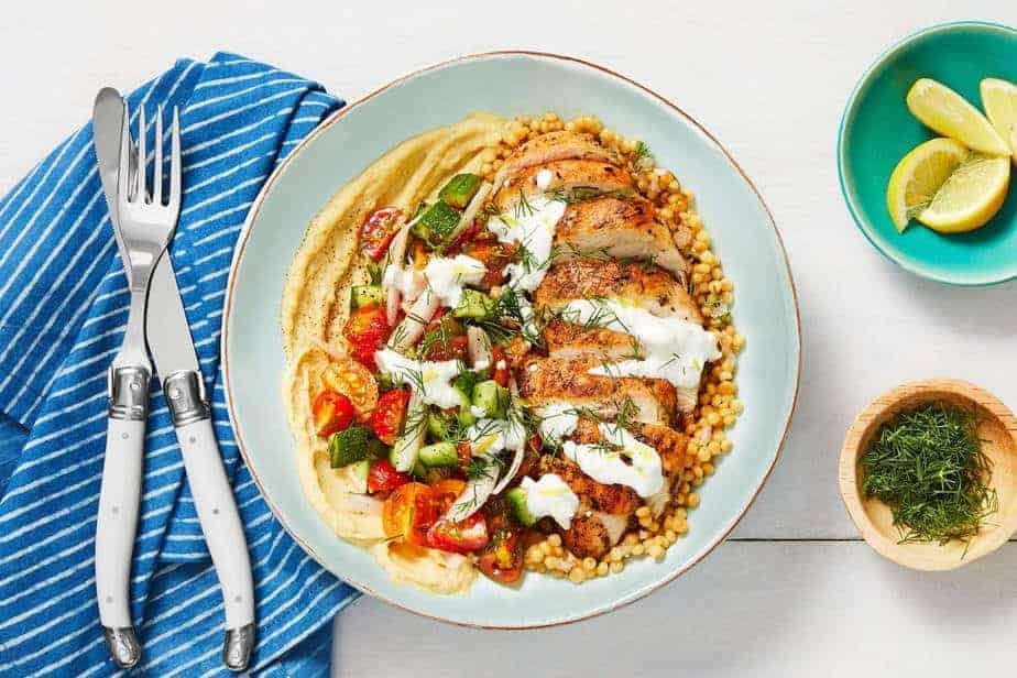 HelloFresh Meal Delivery For Seniors 1 chicken-gyro-couscous-bowls
