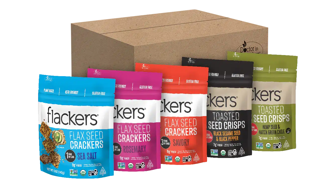Five Healthy Snack Swaps 3 flackers low carb keto sampler 5pk 1