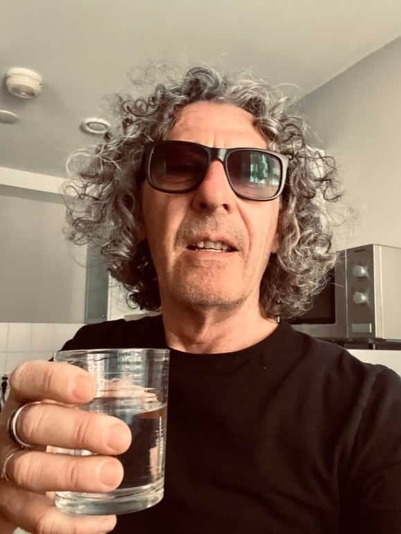 Learn all about the Big Four Cancers and more from The Authorities 6 selfie time indoors attractive older man with curly hair wearing sunglasses standing in the