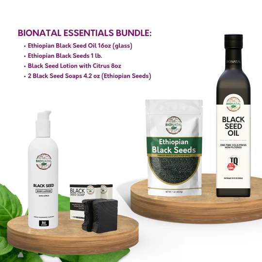 BioNatal Ethiopian Black Seed Oil: What Adults Over 55 Need to Know Before They Buy 6 Bionatal Essentials bundle