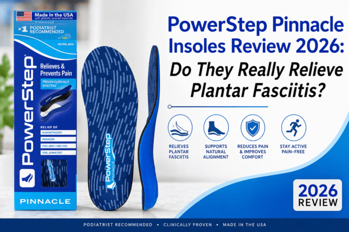PowerStep Pinnacle Insoles Review 2026: Do They Really Relieve Plantar Fasciitis?
