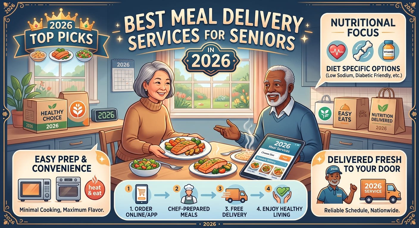 Best Meal Delivery Services for Seniors in 2026: Ranked by Diet, Prep, and Price 1 Best Meal Delivery Services for Seniors in 2026: Ranked by Diet, Prep, and Price