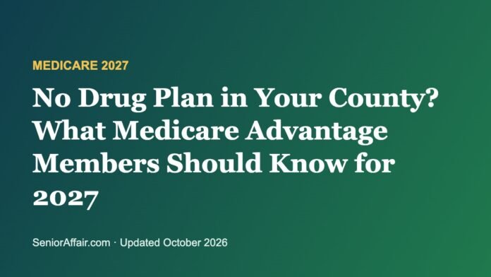 No Drug Plan in Your County? What Medicare Advantage Members Should Know for 2027