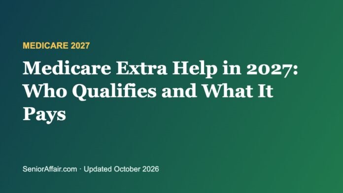 Medicare Extra Help in 2027: Who Qualifies and What It Pays